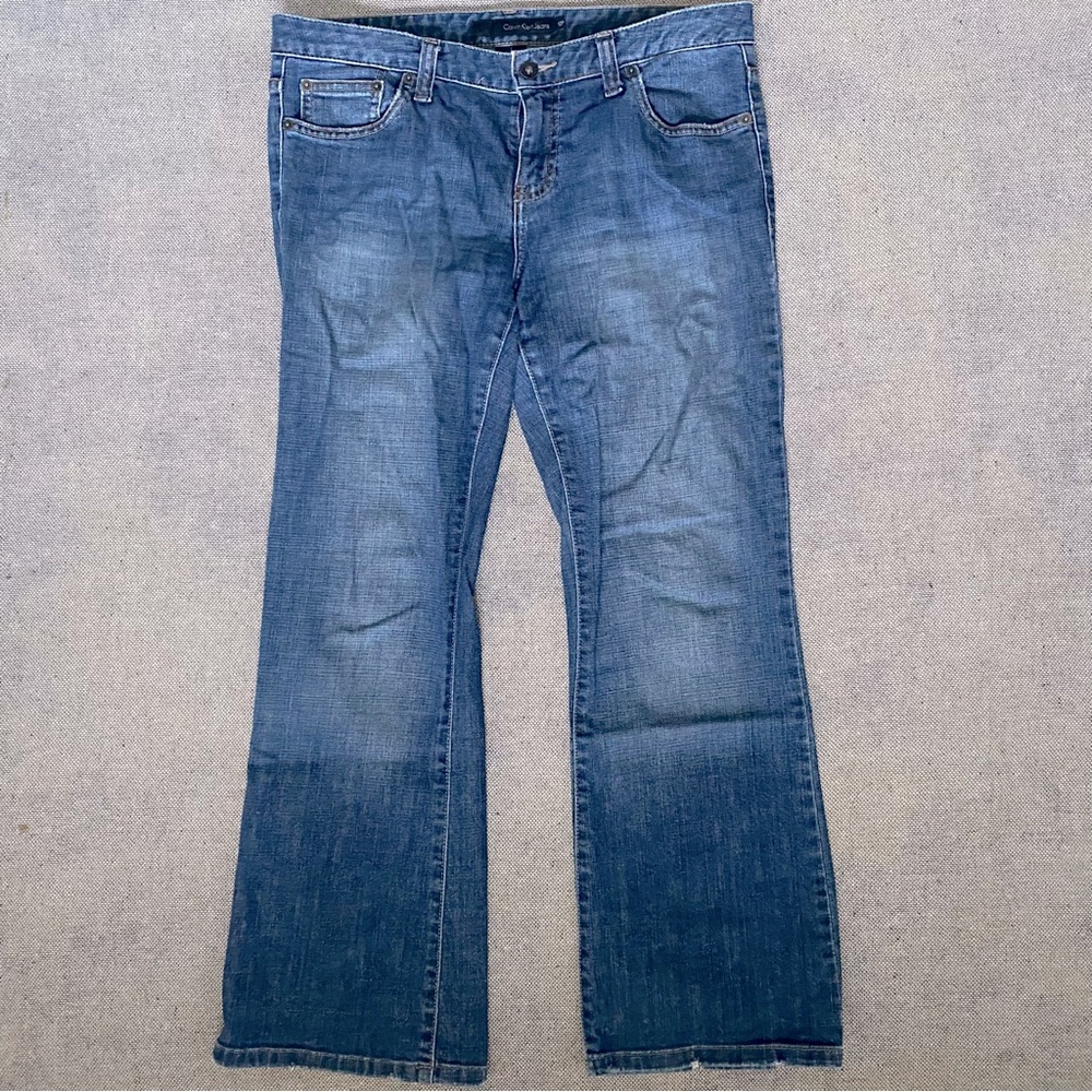 Calvin Klein Boot cut Low Rise Denim Jeans 10p